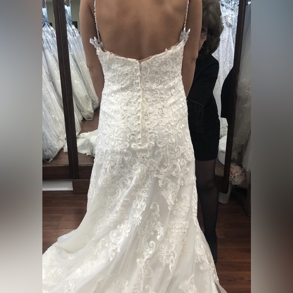 Allure Bridals White Lace Gown - Picture 6 of 6